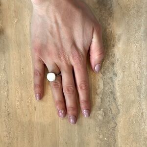 Beautiful Pandora Pearl ring.